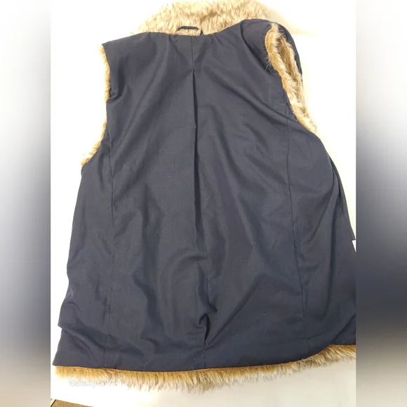 Zara Kids Tan Furry Vest Size 8.   #G13 - Picture 7 of 16